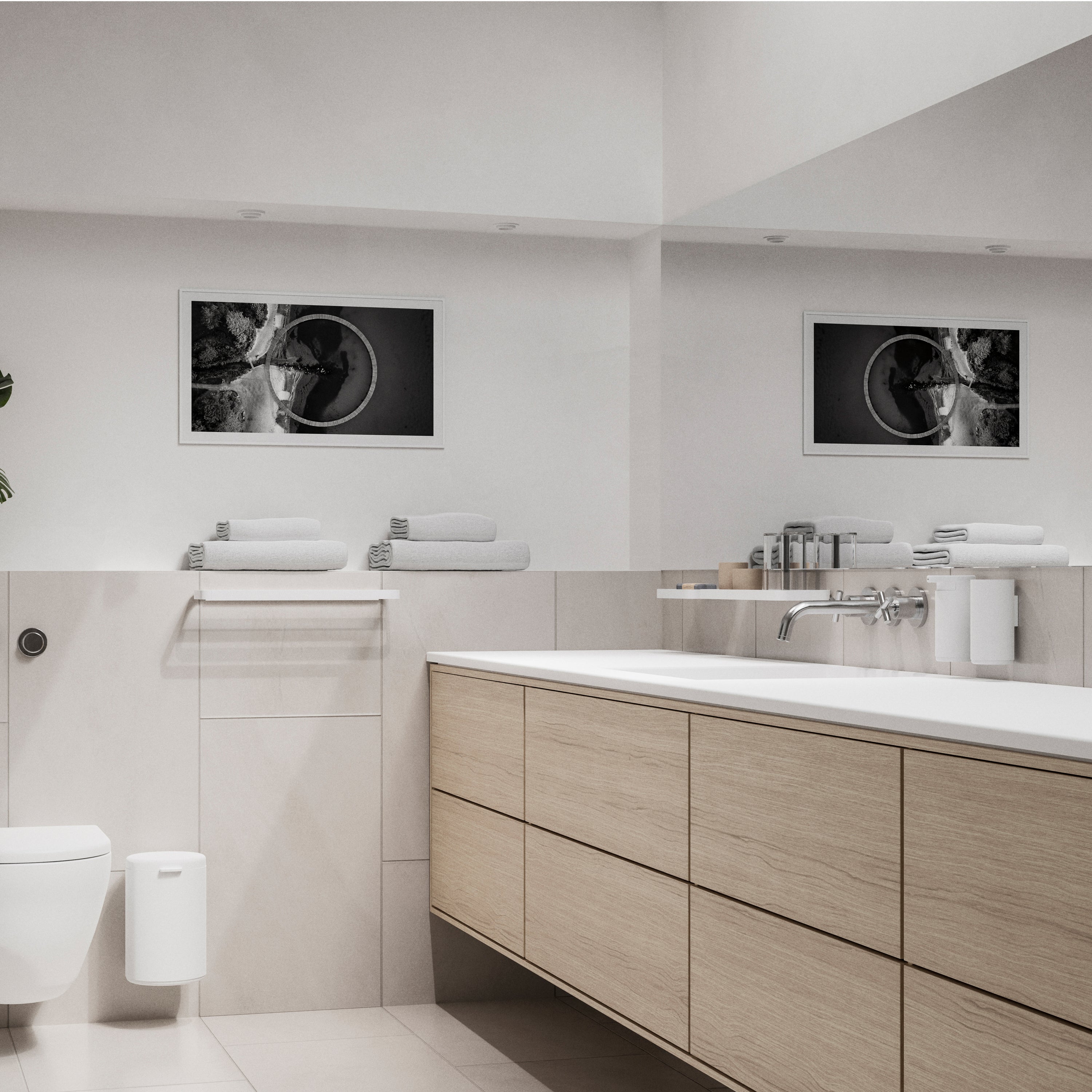 Zone Denmark Rim Tandenborstelhouder - Wit