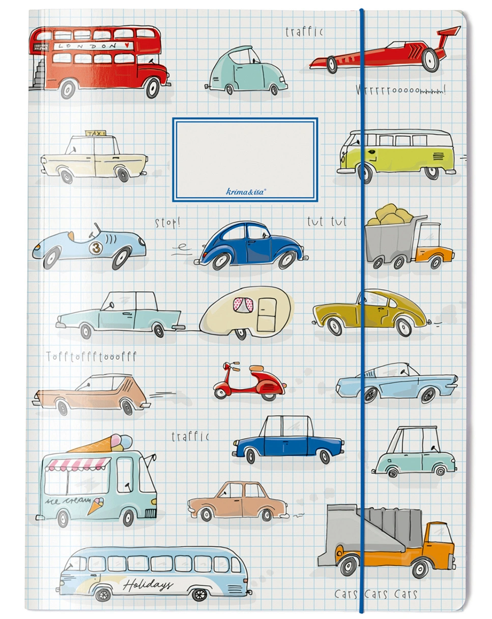 Sammelmappe AUTO A3 in bunt