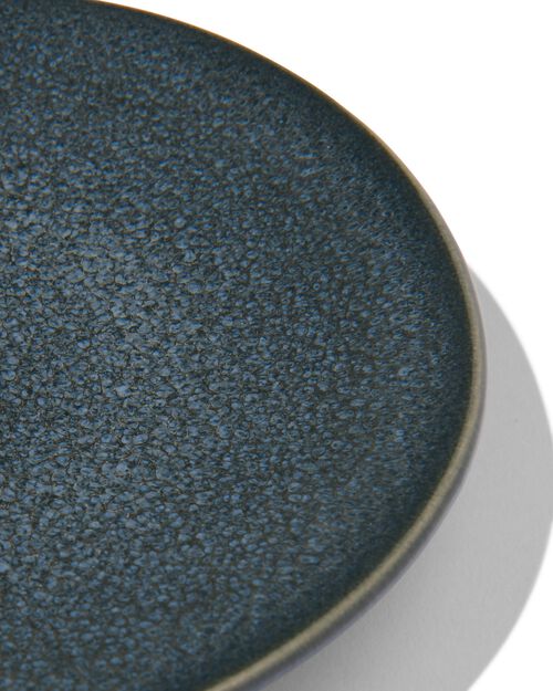 assiette à dessert - 16,5 cm - Porto émail réactif - noir