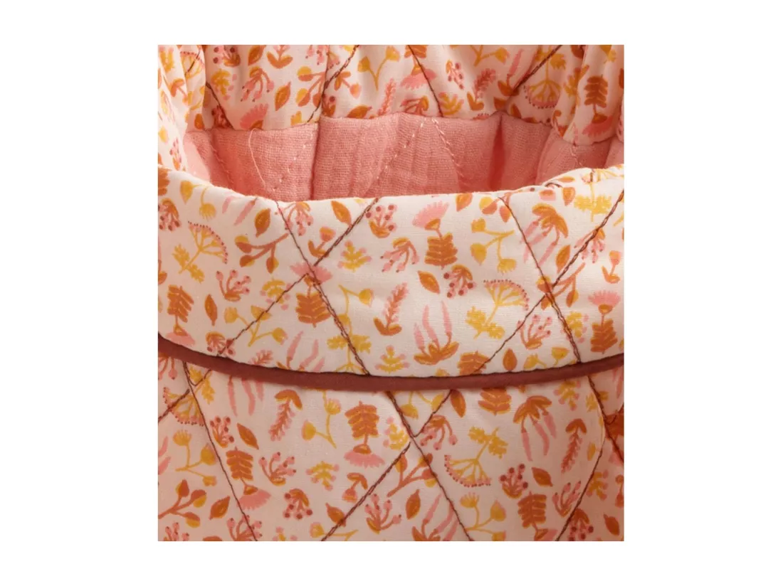 Lot de 3 panières gigognes en coton rose