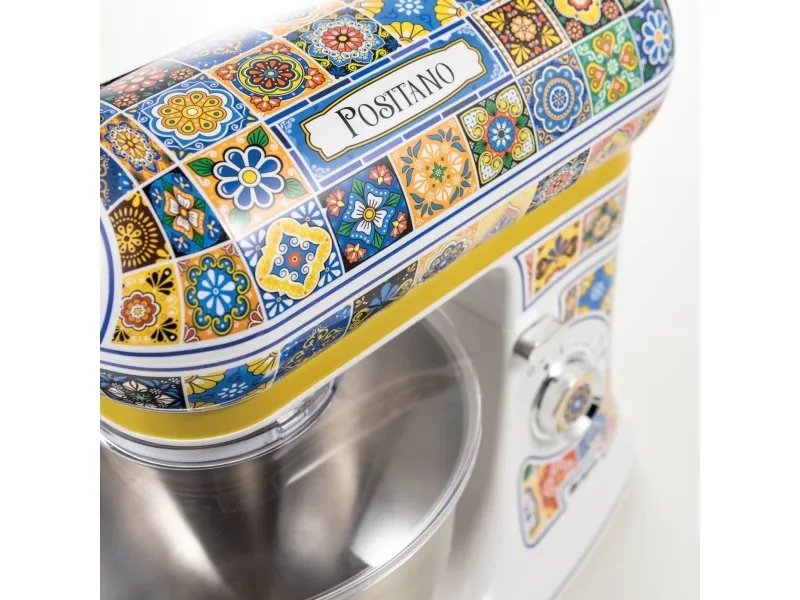 Ariete 1588/0P, Bordmixer, Gul, Ælte, Mikse, 5,5 L, Dreje, Rustfrit stål