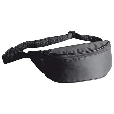 Macma Gürteltasche aus Nylon mit Trageriemen, schwarz