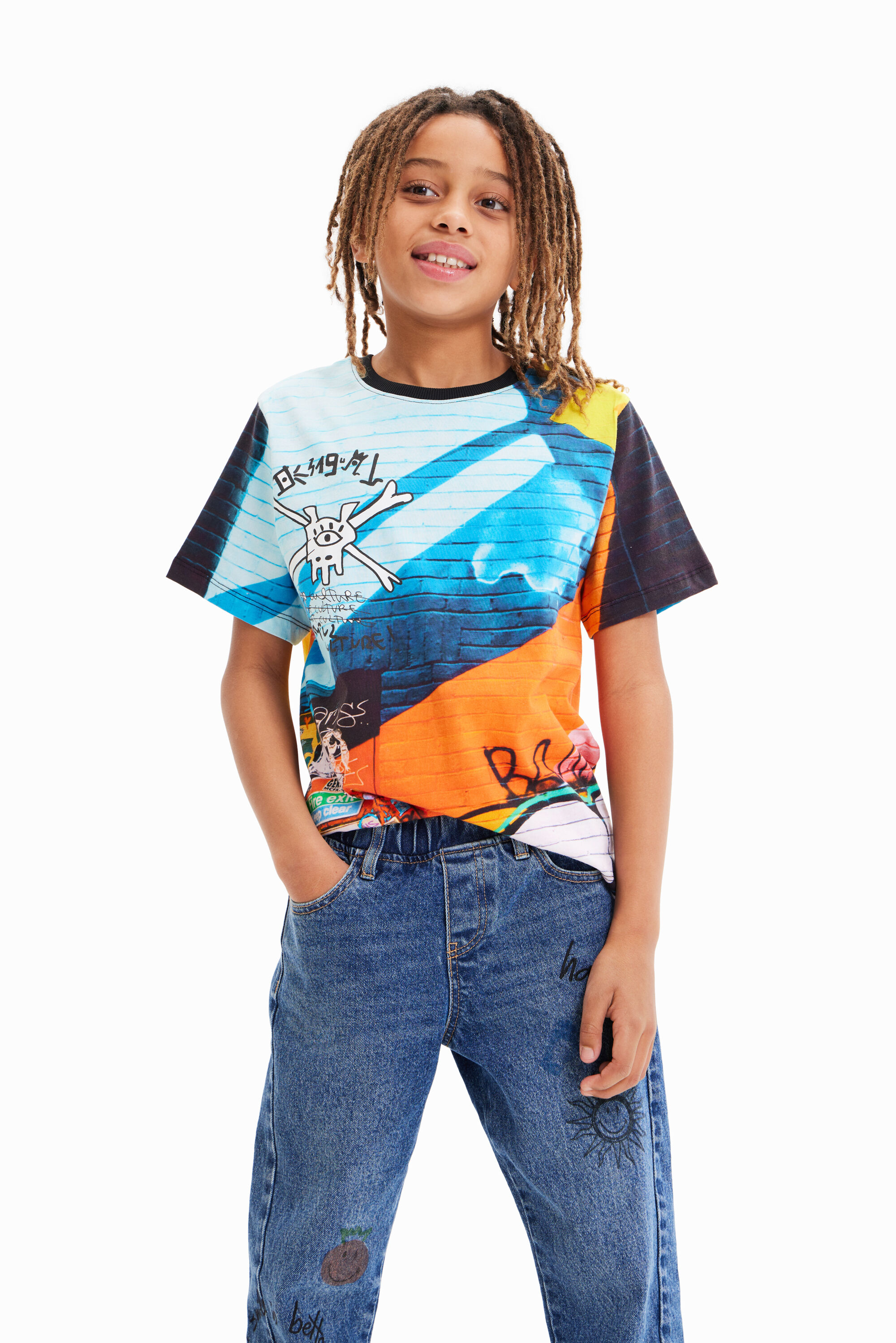 T-shirt photographique graffiti