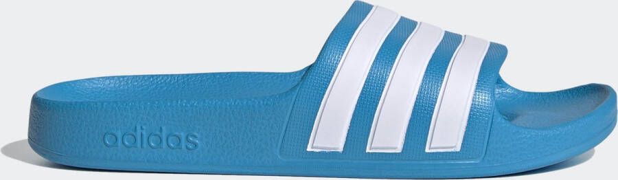 Adidas Perfor ce Adilette Aqua badslippers blauw wit Rubber 31