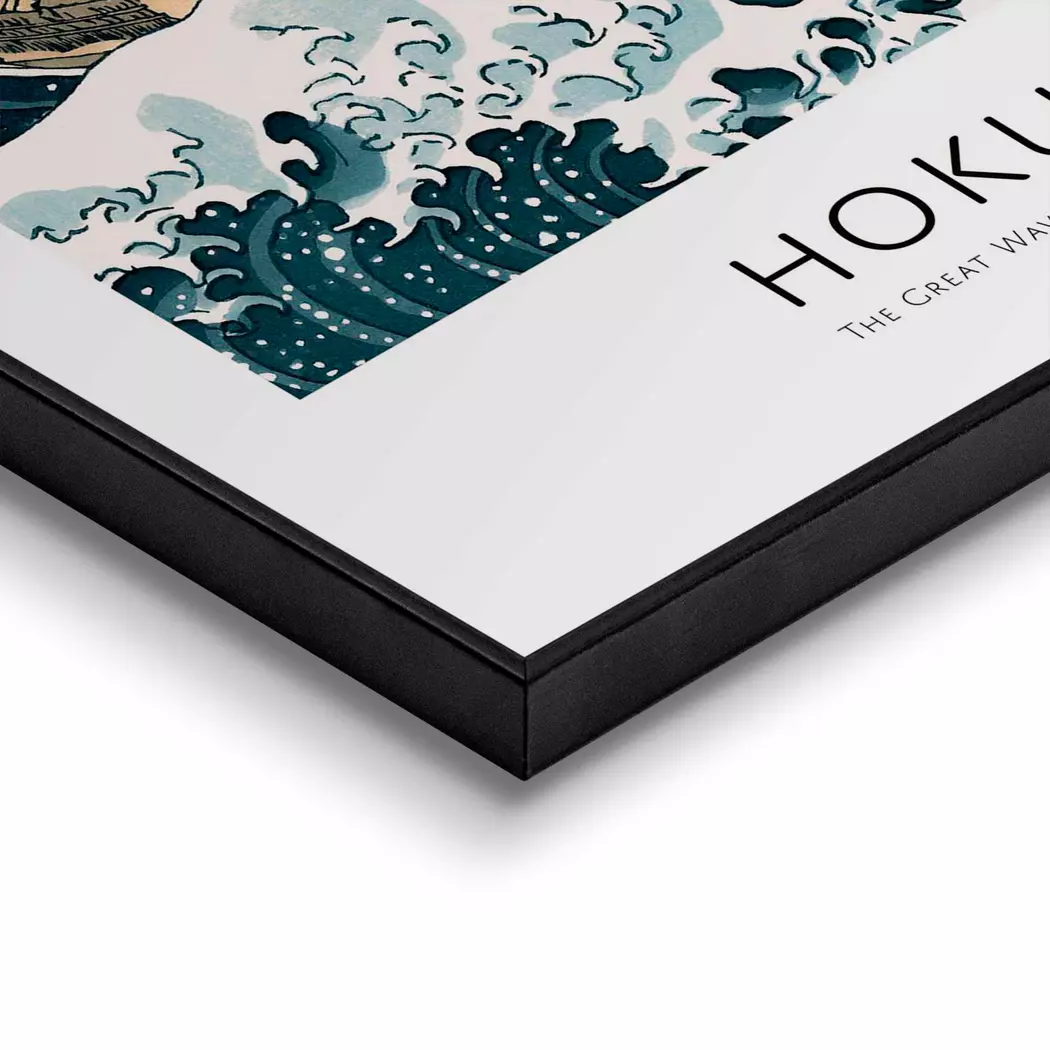 Wandbild 30 x 40 cm Hokusai