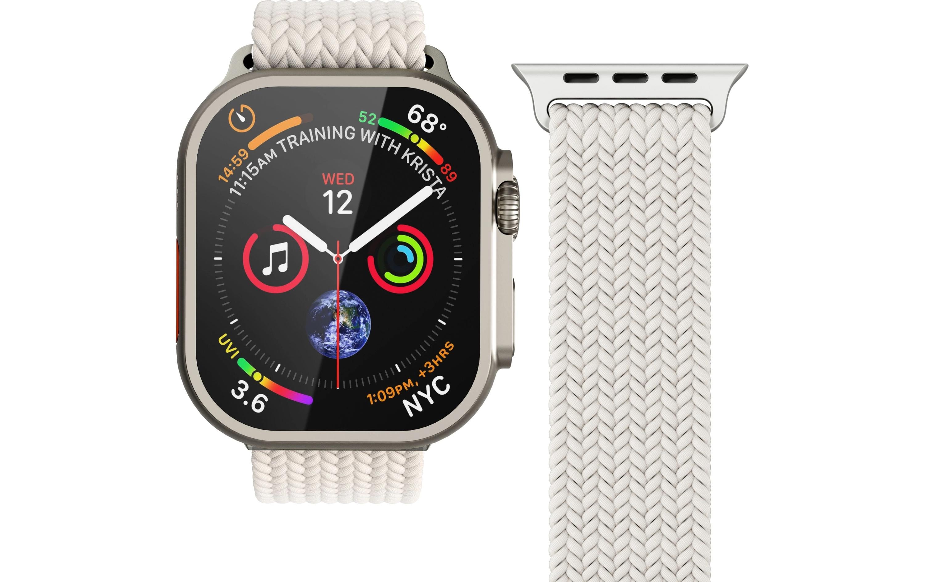 Armband Woven Loop Apple Watch 38/40/41 mm CreamArmband für Apple Watch 38/40/41 mm