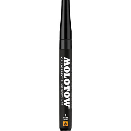 Molotow Calligrafx Pump Softliner 2mm by MolotowPump Softliner - signalschwarz - 1 mm