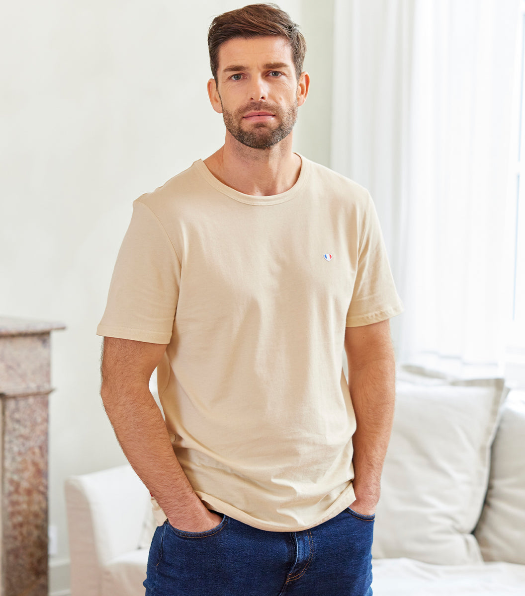 T-shirt Homme Sable - Iconique