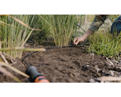 GARDENA Micro-Drip Startset bewateringsset voor plantenrijen, maat S (voor een plantenrij van 15 m)