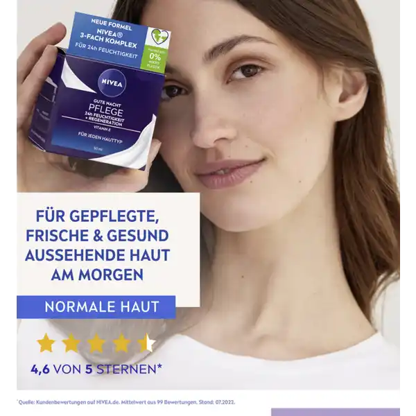 Gute Nacht Pflege 24h Feuchtigkeit + Regeneration für jeden Hauttyp