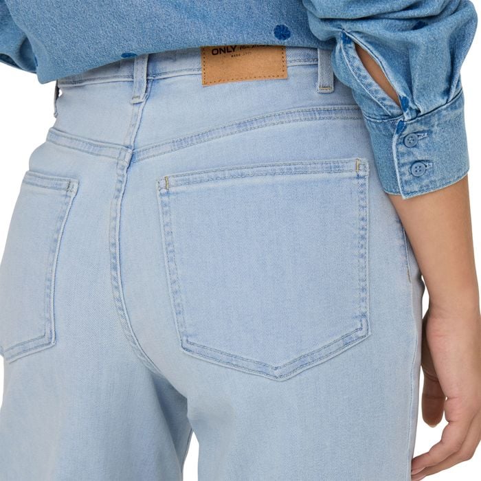 Only Madison Blush Wide Jeans Dames