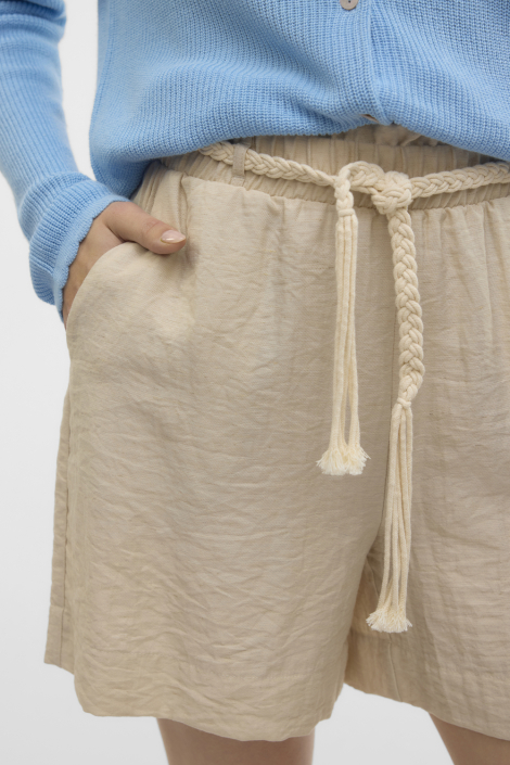 Vero Moda beige dames korte broek