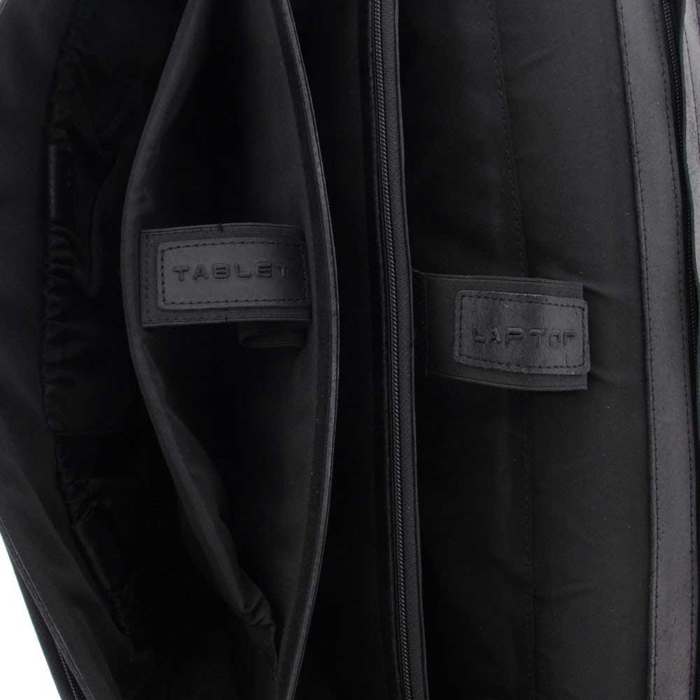 Plevier Vintage Oxford Laptoptas 3 vaks 15.6