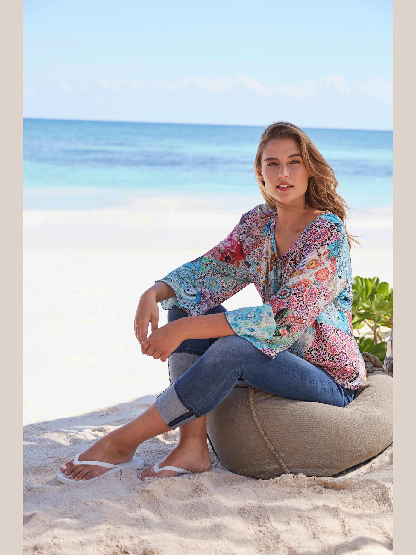 Chemisier aspect patchwork tendance