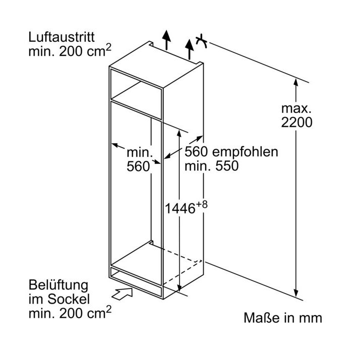 Siemens Einbau-Kühl-Gefrier-Kombination iQ300 KI67VVSF0