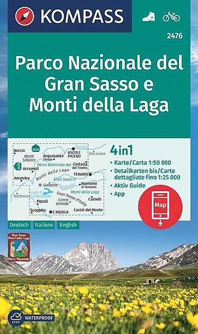 KOMPASS - 2476 PARCO NAZIONALE DEL GRAN SASSO