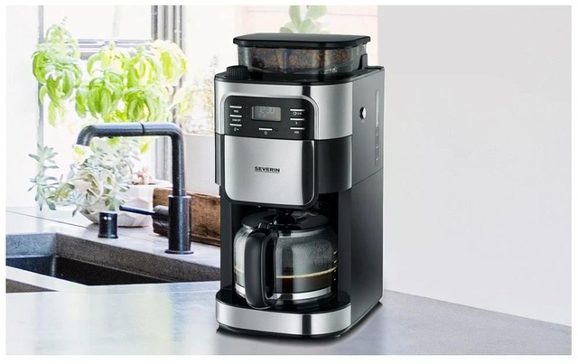 Severin Filterkaffeemaschine »KA 4810 Schwarz/Silber«