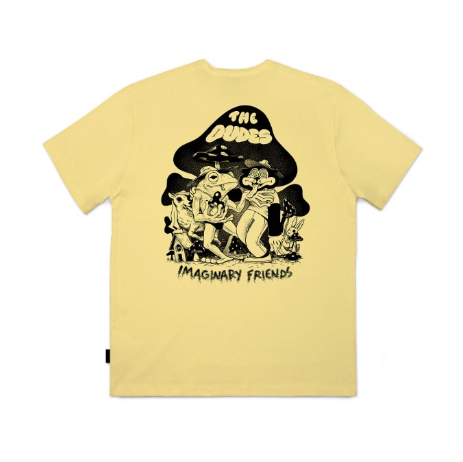 The Dudes Imaginary Friends Classic T-Shirt Custard