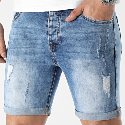 Short Jean Skinny Fit 0021 Denim Bleu Medium