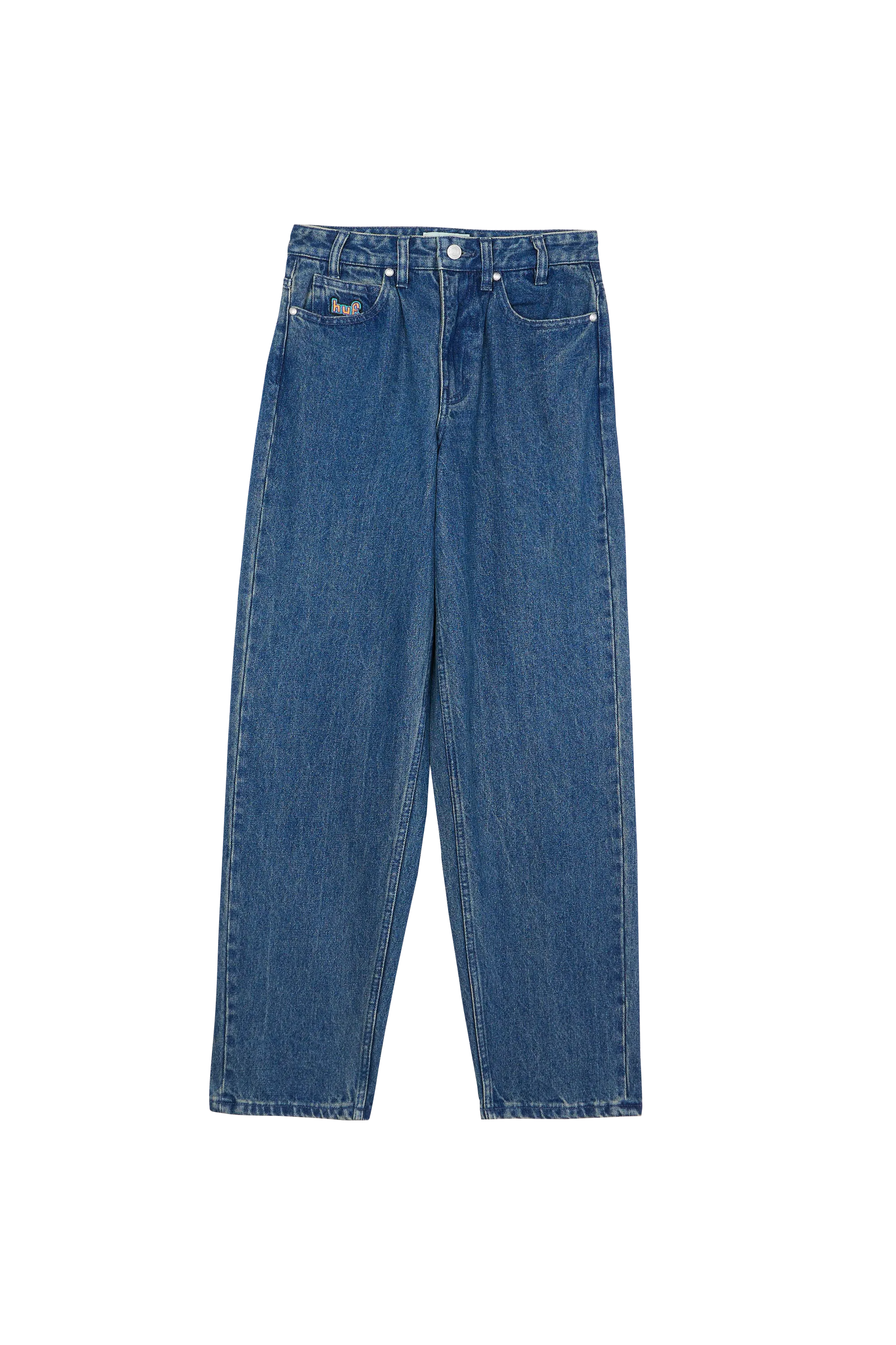 HUF jean CROMER WASHE Bleu