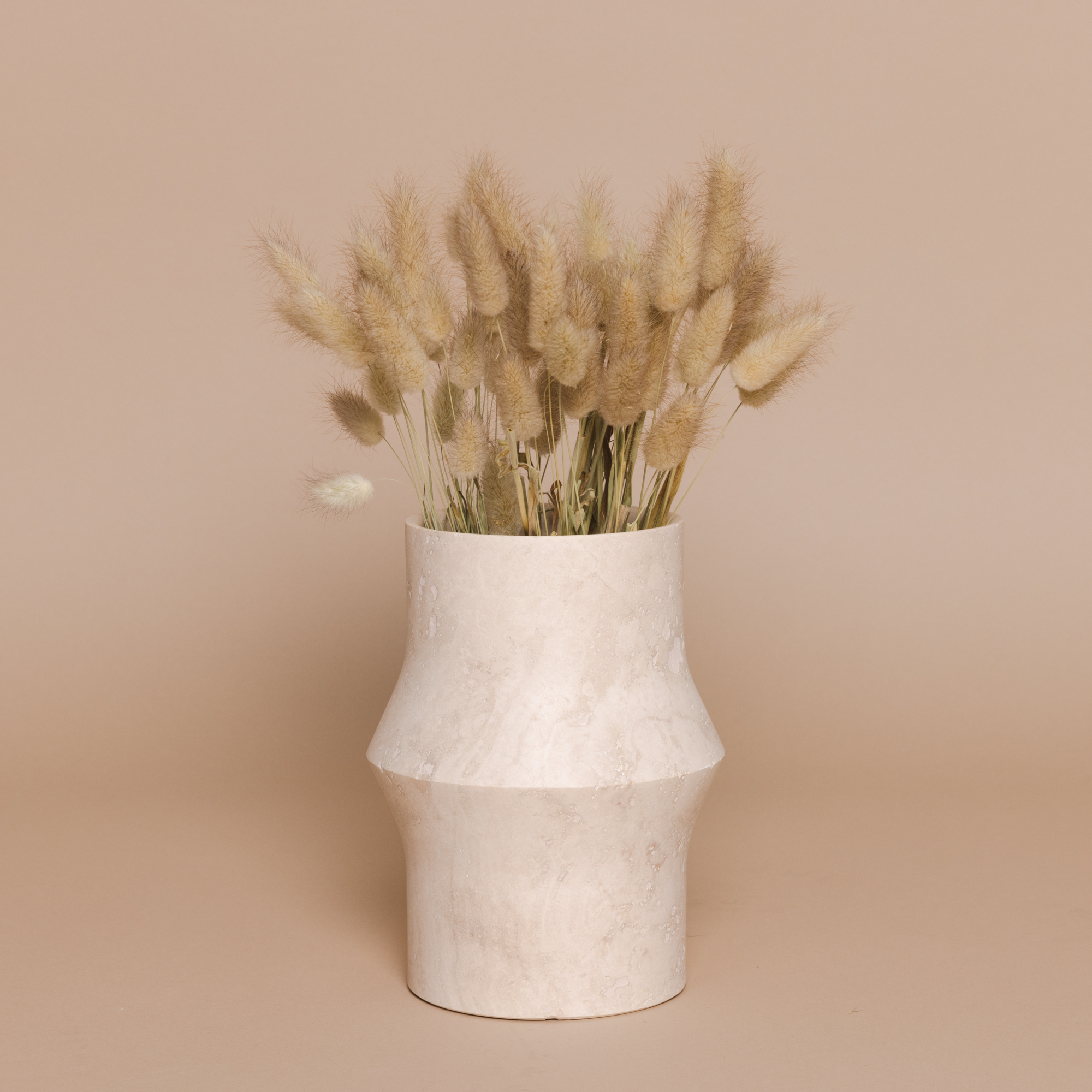 Travertine design vaas
