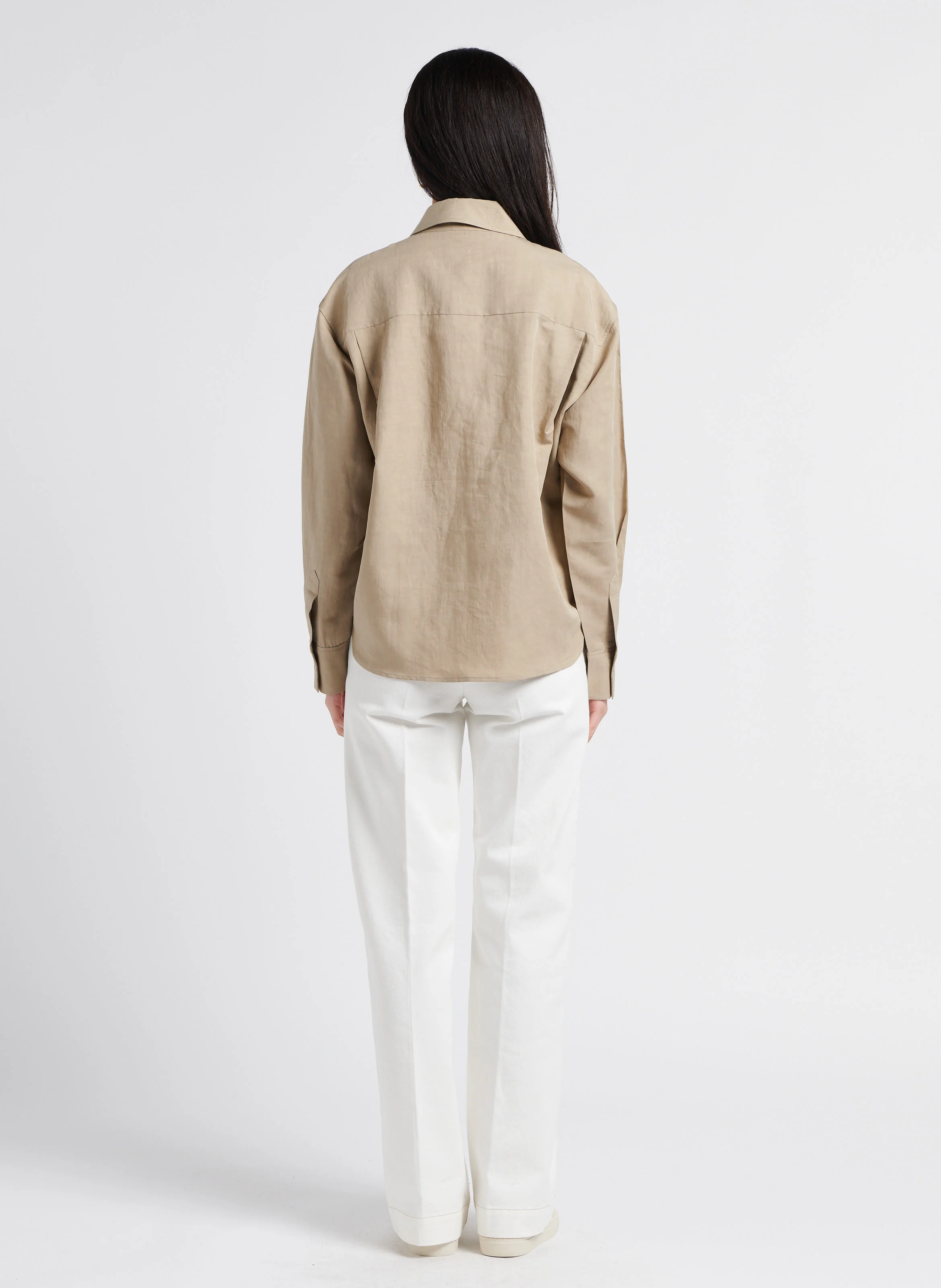 CALIFORNIA - Jean bootcut en coton | Blanc