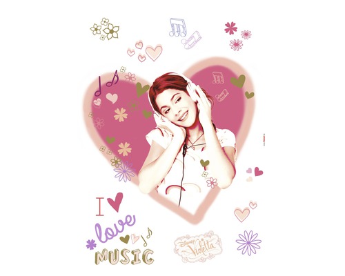 Muursticker Disney Editie 4 VIOLETTA 50 x 70 cm