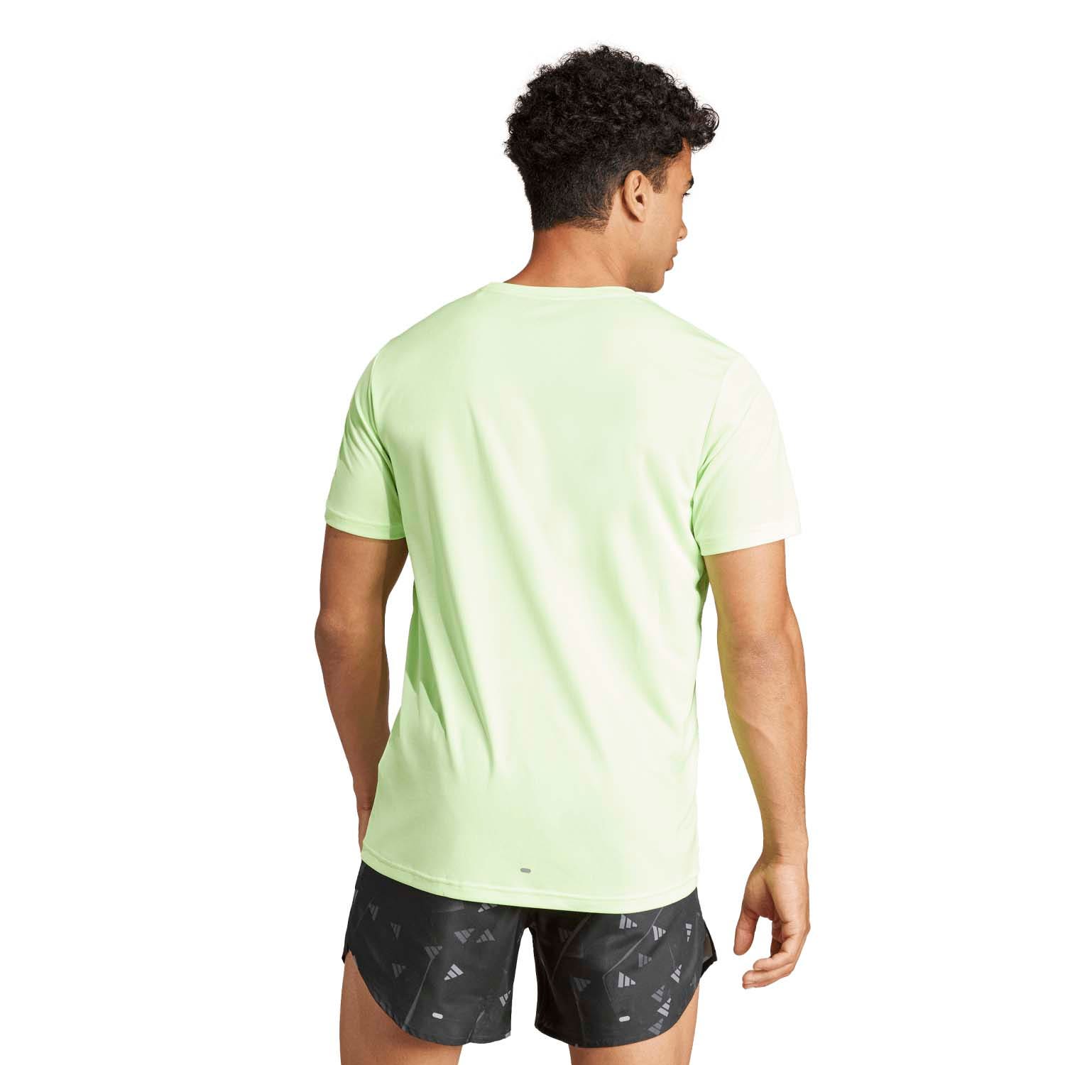 adidas  Run It Tee 3 Stripes Heren