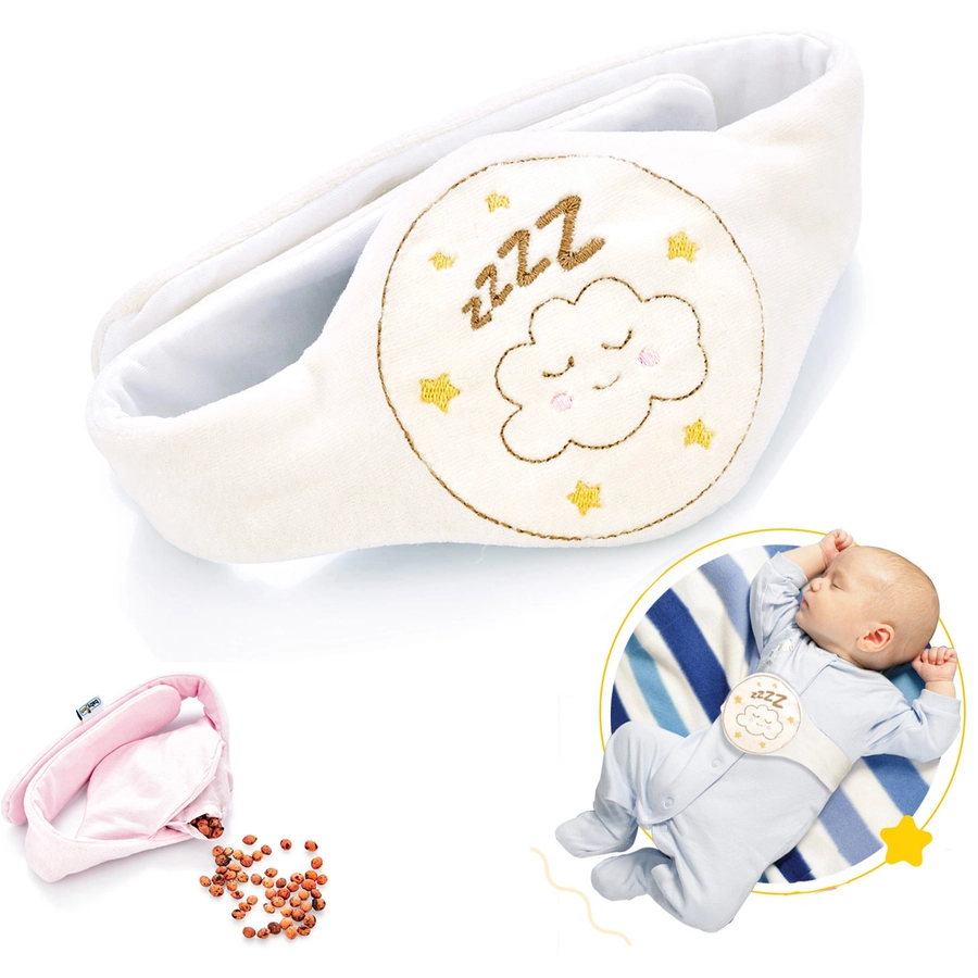 babyJem Kirschkern Wärmegürtel white