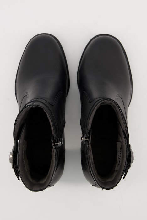 Leder-Stiefeletten, Tamaris Comfort, Zierriegel, Weite H