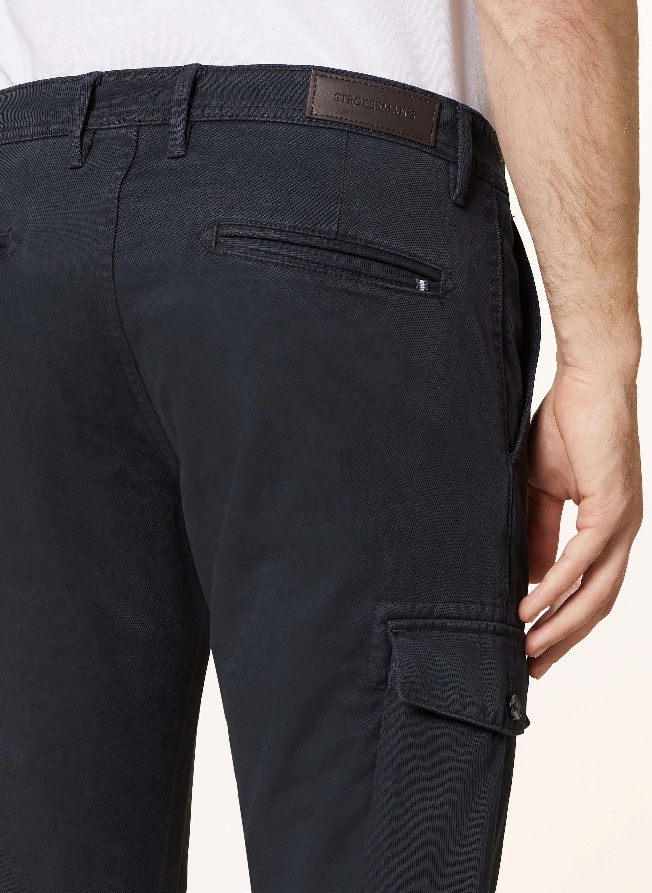 STROKESMAN'S Cargohose CAVALERY Slim Fit