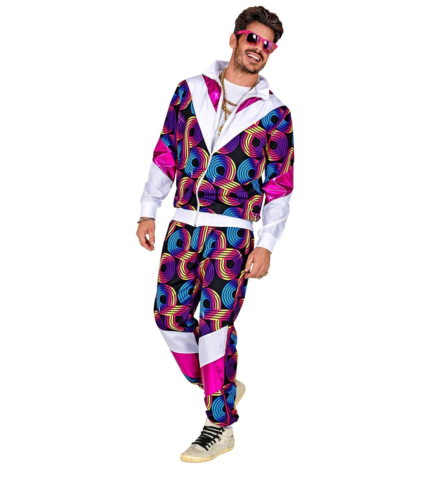 Neon 80S Trainingspak Fout Disco