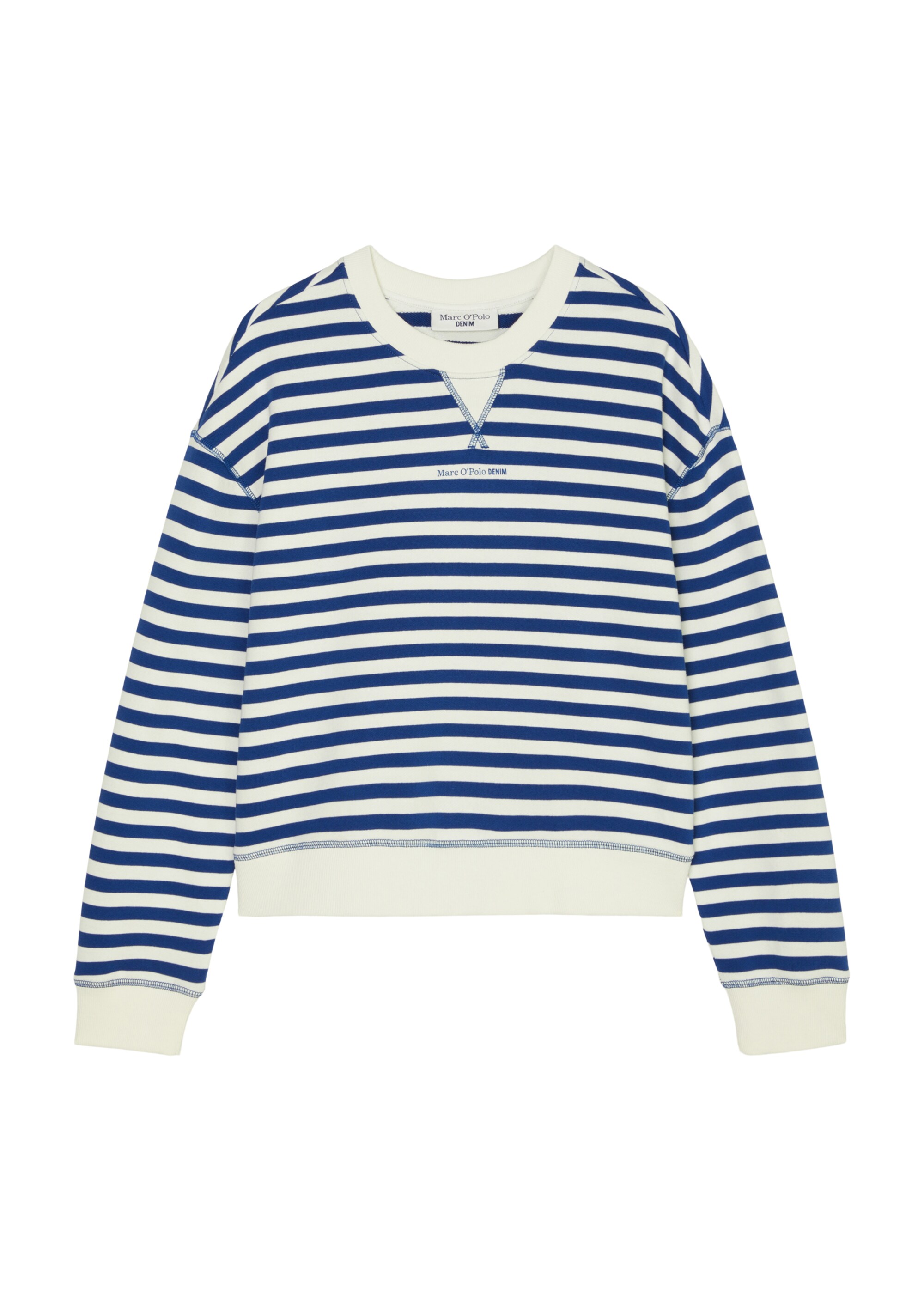 Ringel-Sweatshirt relaxed aus Organic Cotton