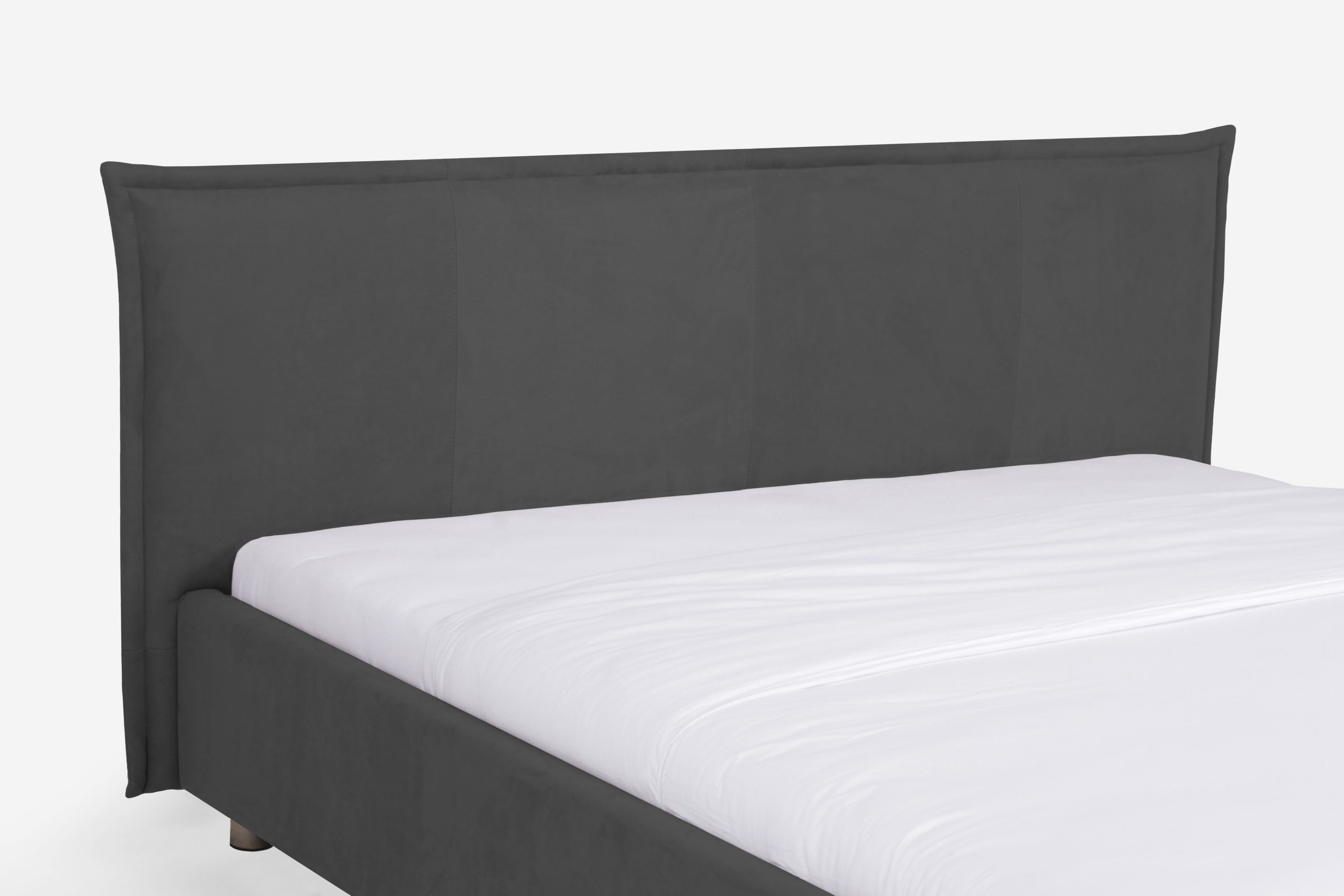 Polsterbett METRO 120 x 220 cm Polster Eisengrau