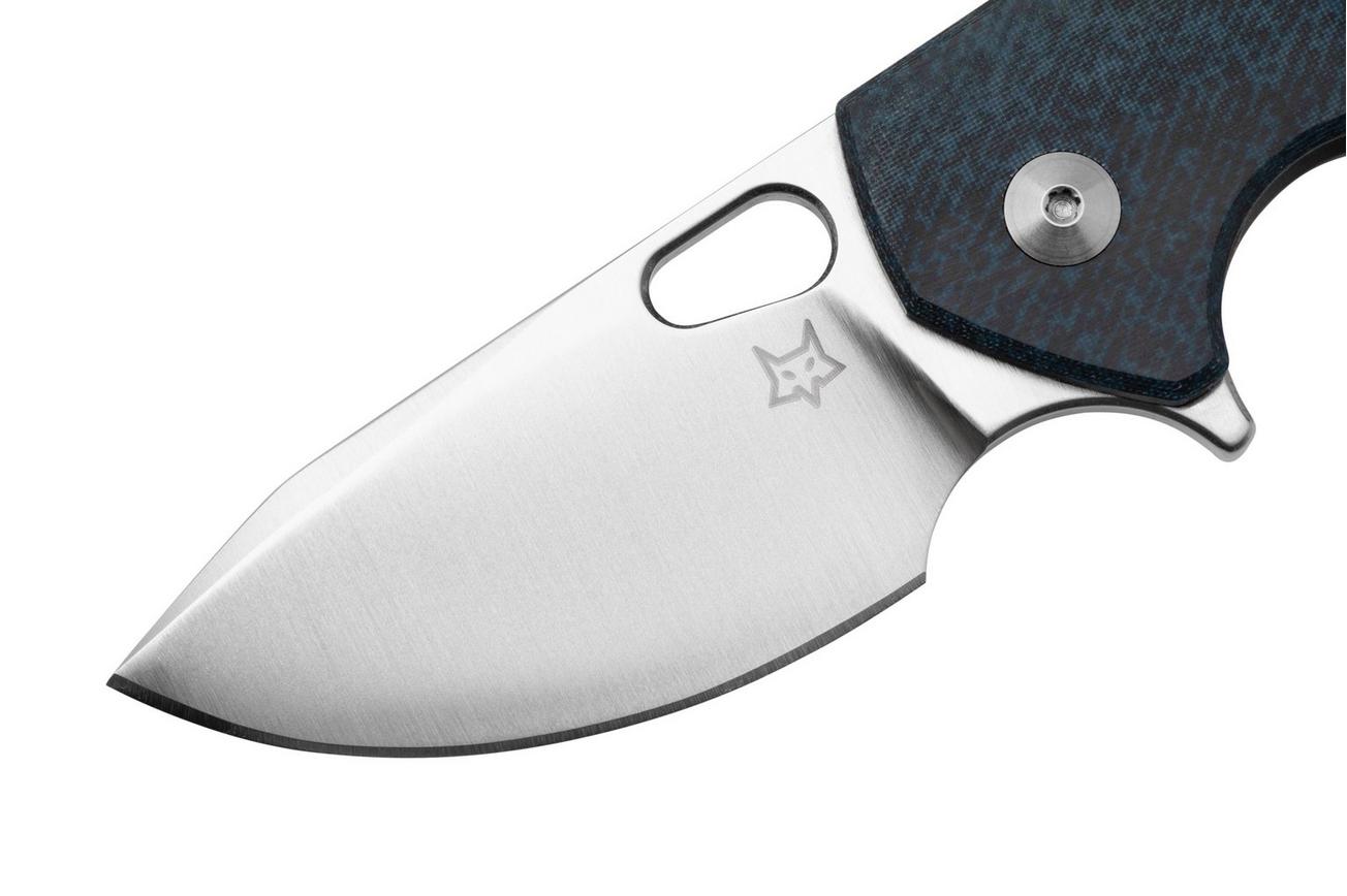 Fox Knives Suru, FX-526 MIBL Denim Micarta M390 Knivesandtools exclusive zakmes