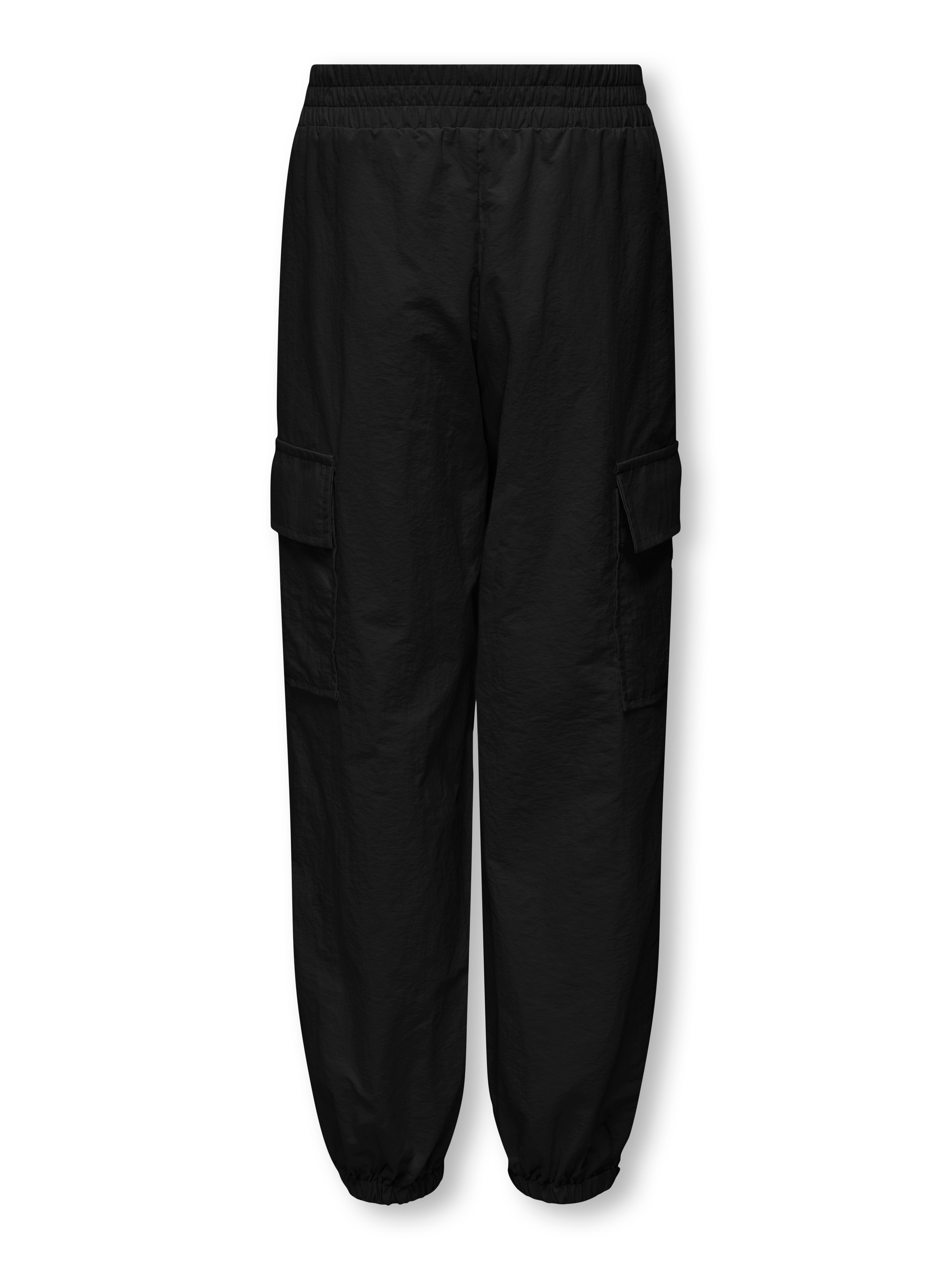 KOGECHO Mittlere Taille Locker geschnitten Cargo-Hose Black