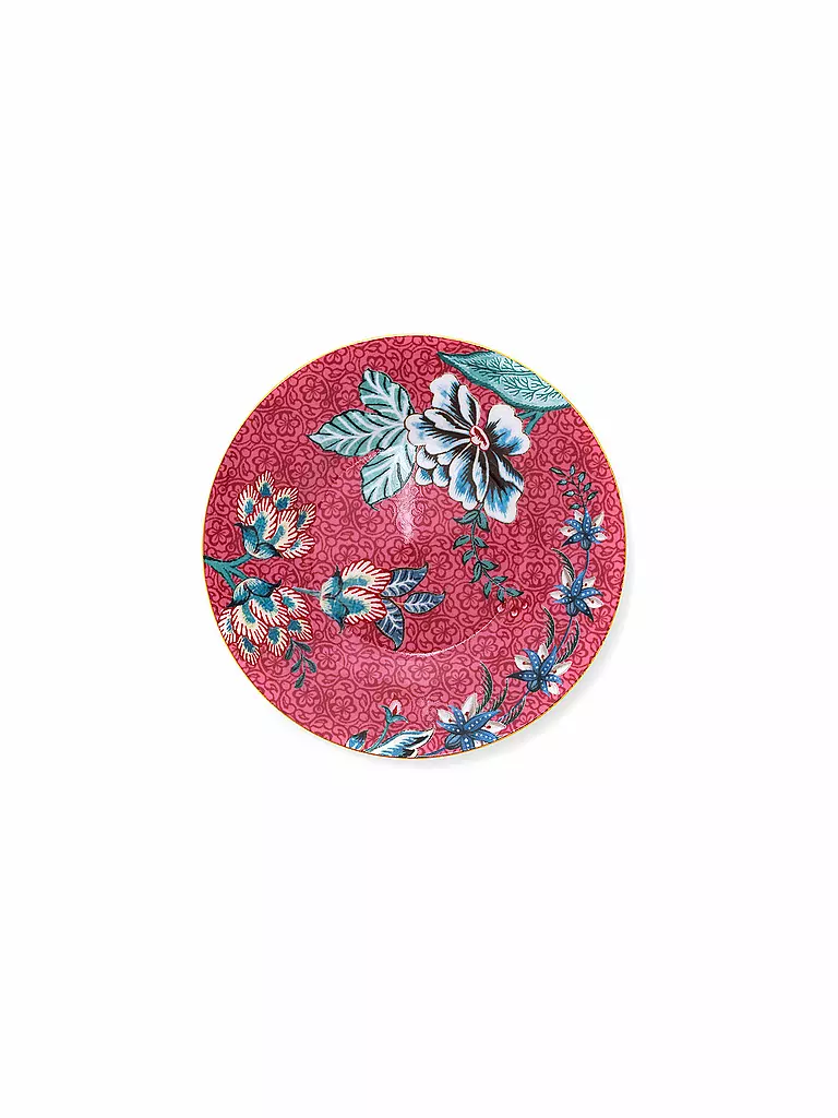 PIP STUDIO Teller Petit Four 12cm Flower Festival Dark Pink beere