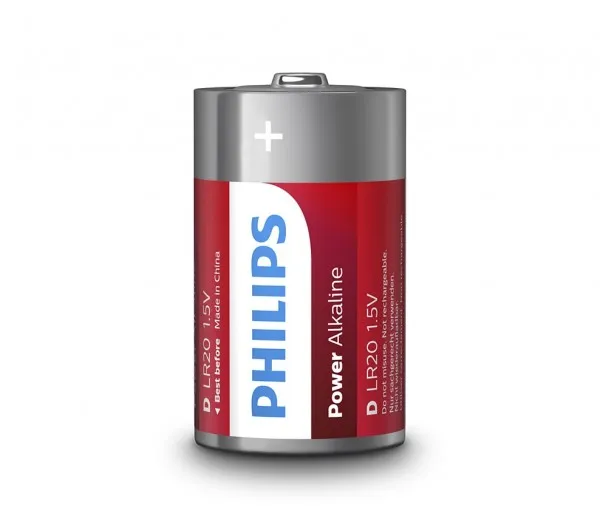 Philips Power Life LR20P2B - Batteri 2 x D - Alkalisk