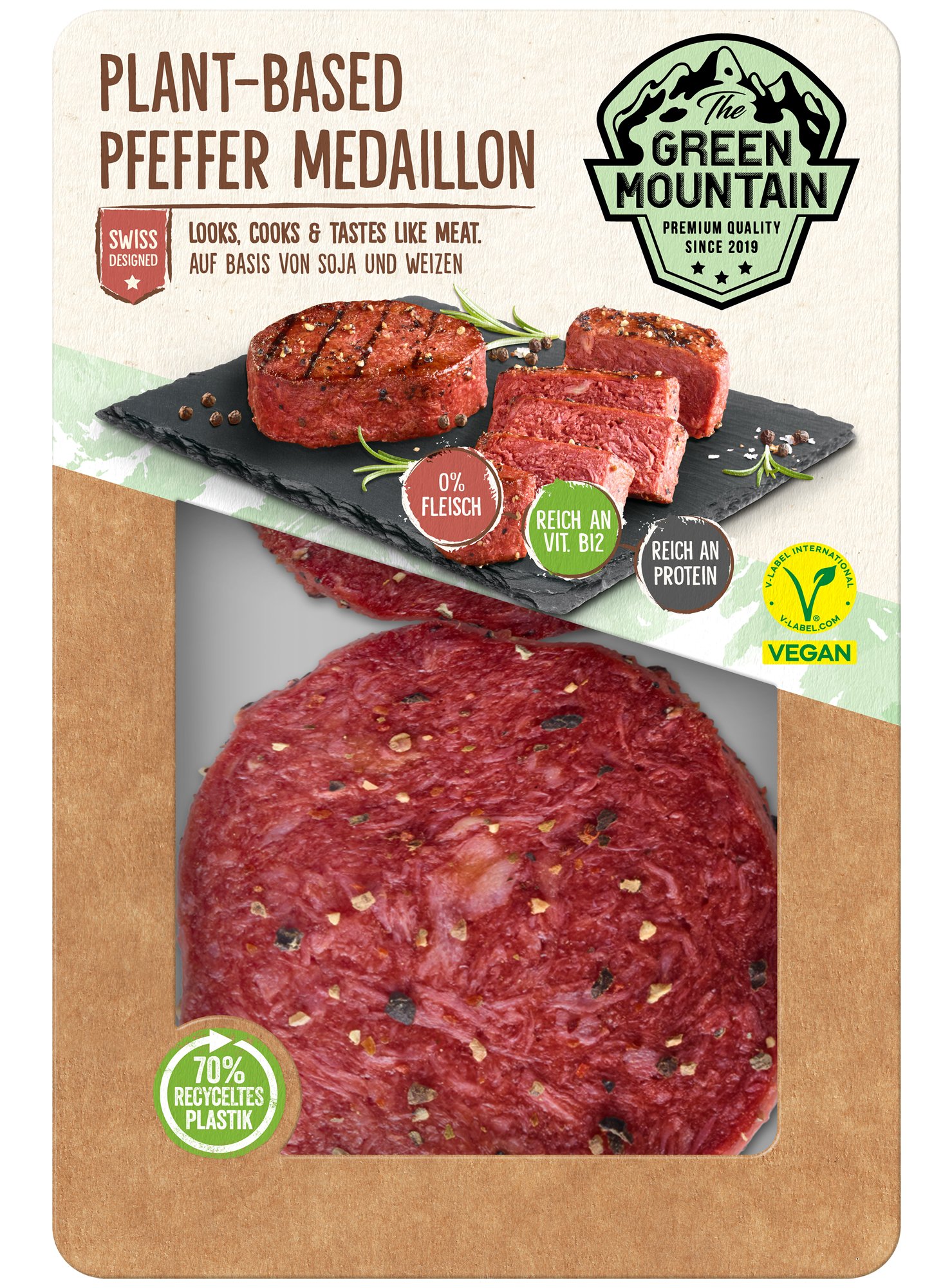 The Green Mountain Pfeffer Medaillon plant based