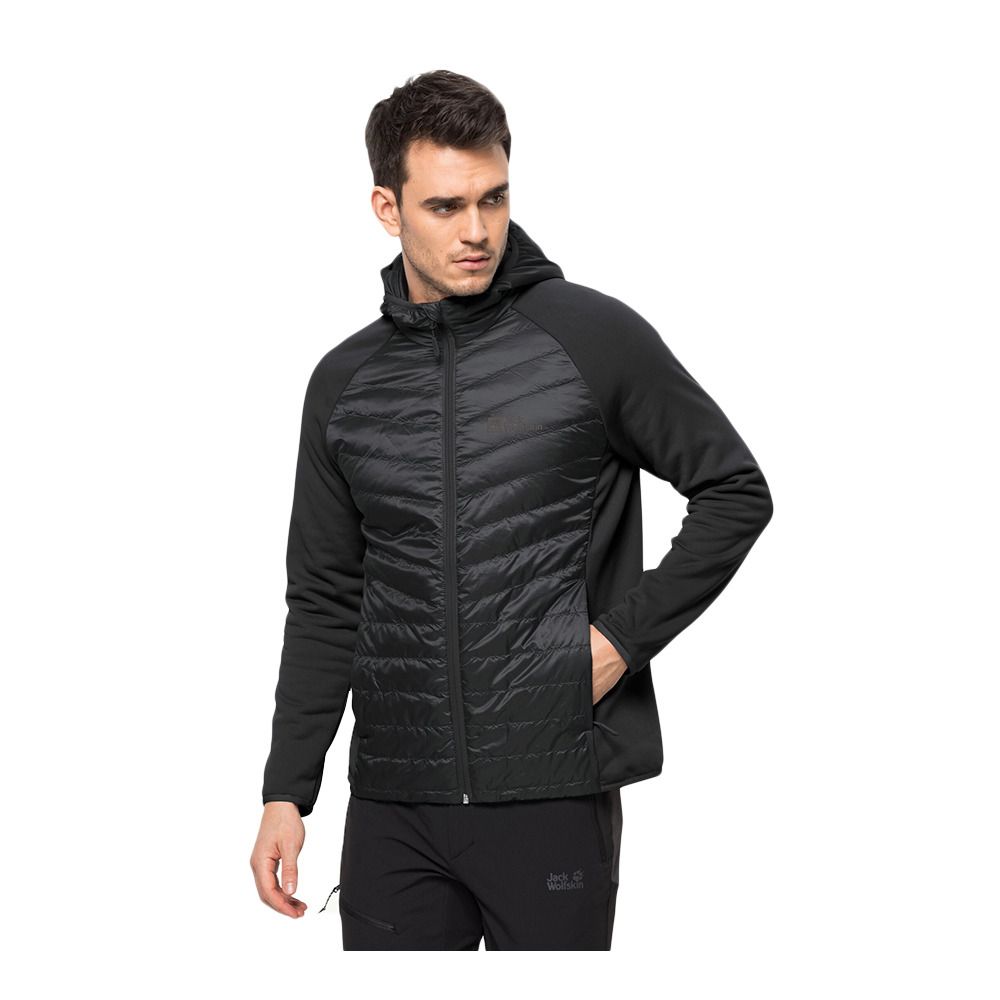 Jack Wolfskin ROUTEBURN PRO HYBRID - Veste Homme black