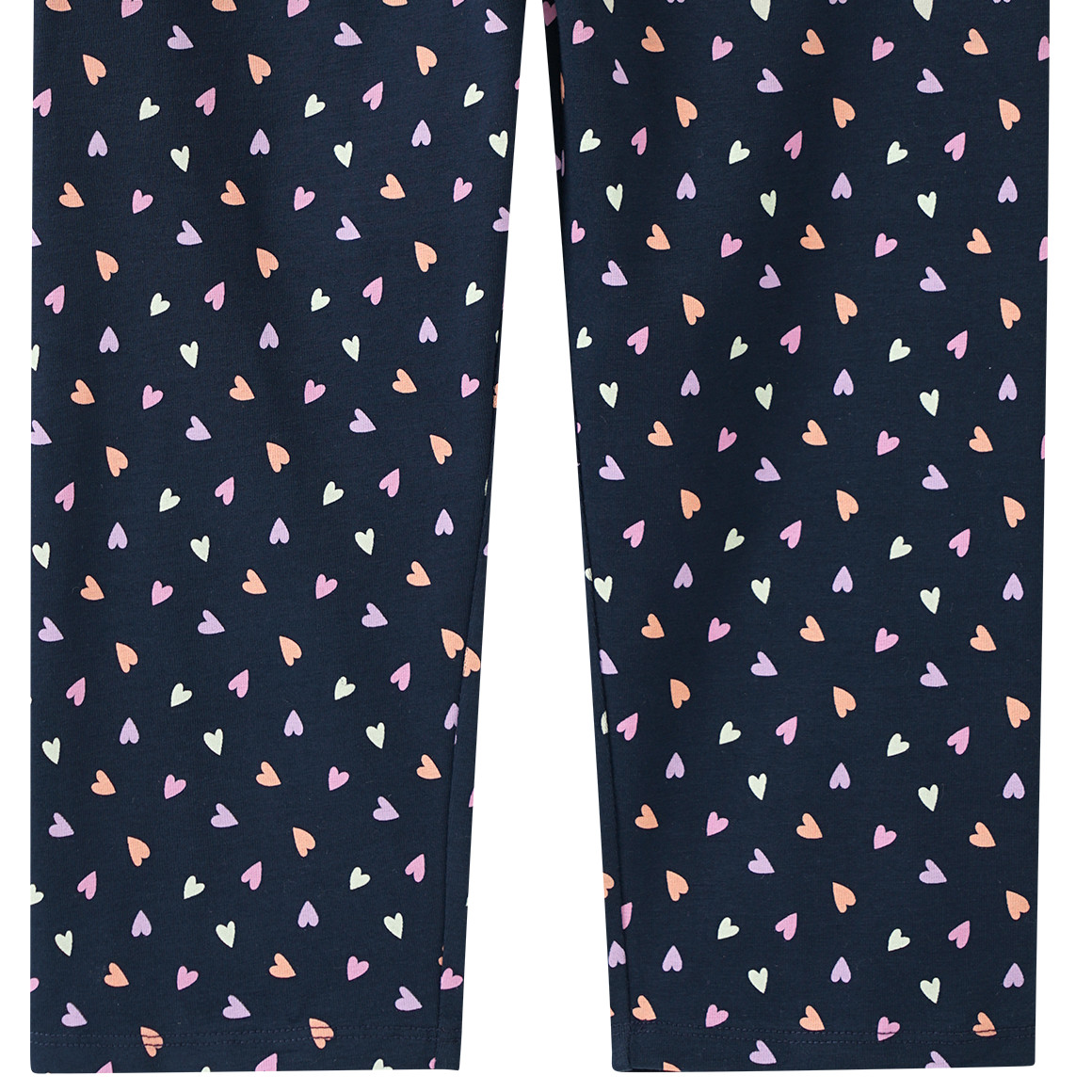Yigga Mädchen Capri-Leggings mit Allover-Print grün / dunkelblau