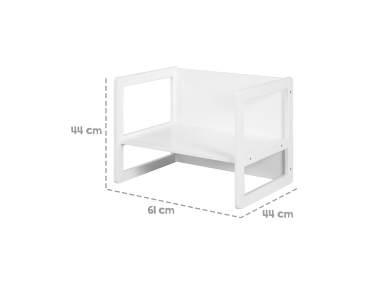 Kindertafel met stoel Montessori 3-in-1