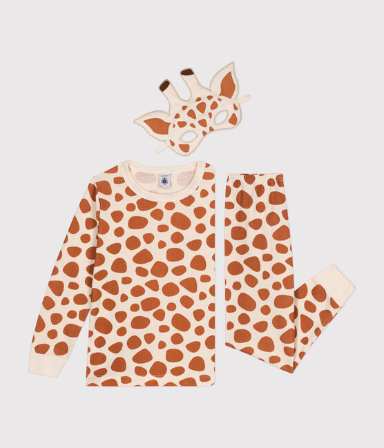 Pyjama déguisement girafe en coton enfant