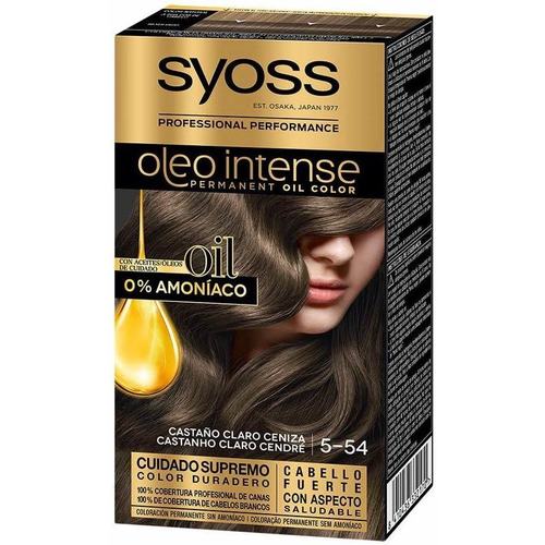Syoss - Oleo Intense Tinte Sin Amoniaco 5.54 - Castaño Claro Ceniza