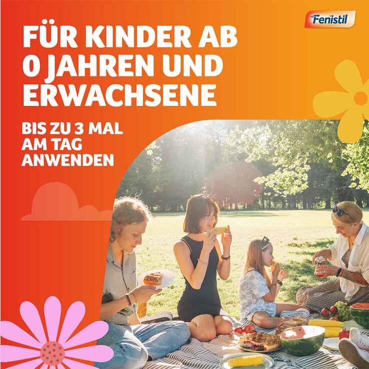 Fenistil GEL Dimetindenmaleat 1 mg/g, zur Linderung von Juckreiz, 50 g