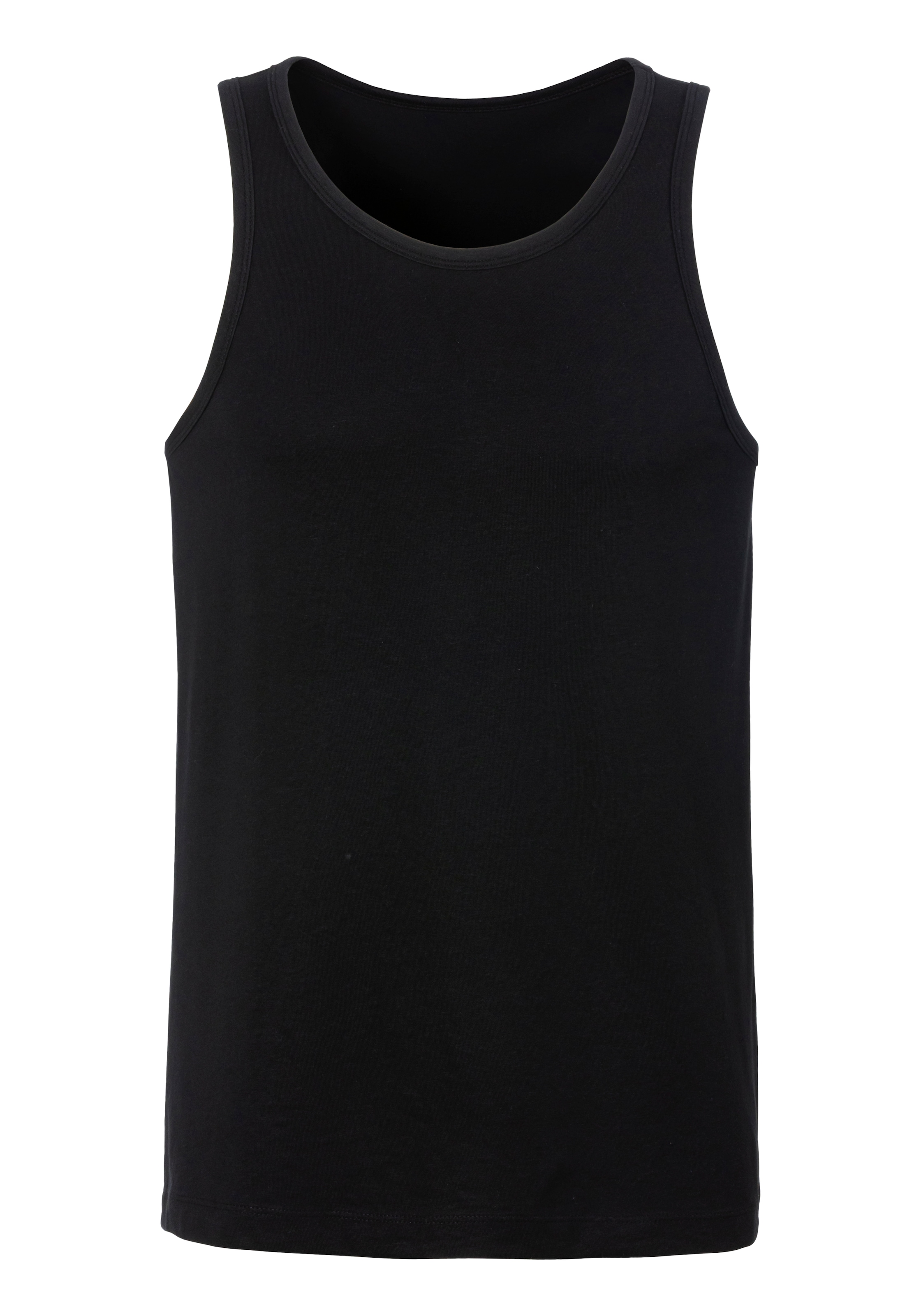John Devin Tanktop, 2 Stk. in schöner Melange-Optik