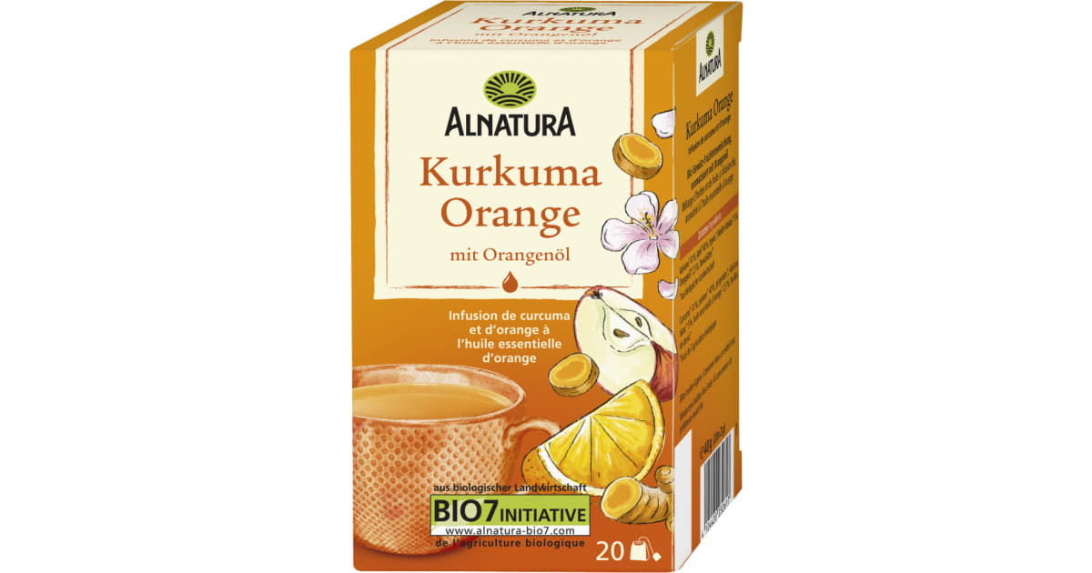 Alnatura Bio Kurkuma Orange Tee
