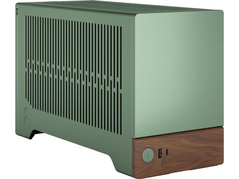 Fractal Design PC-Gehäuse Terra Jade Kompaktes Mini-ITX Gehäuse mit stilvoller, moderner Optik