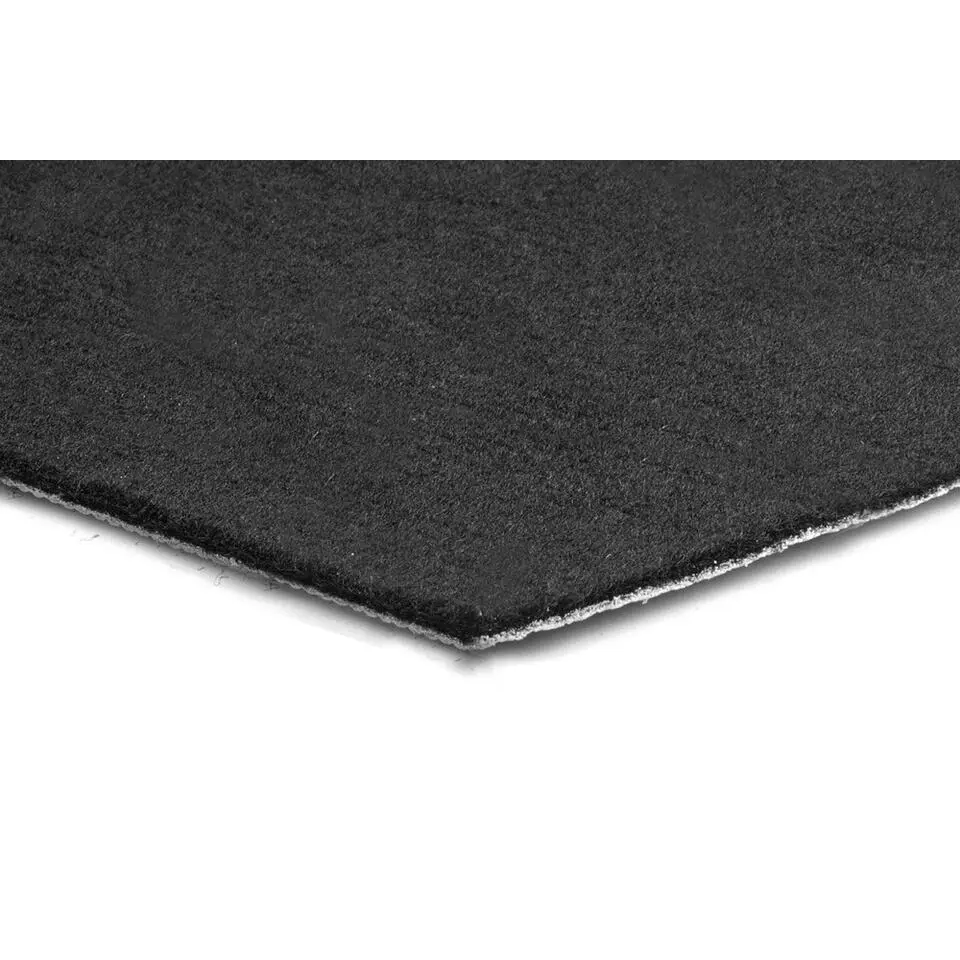 Tapijt loper Dakar - Breedte 200 cm - 5 mm dik - Zwart