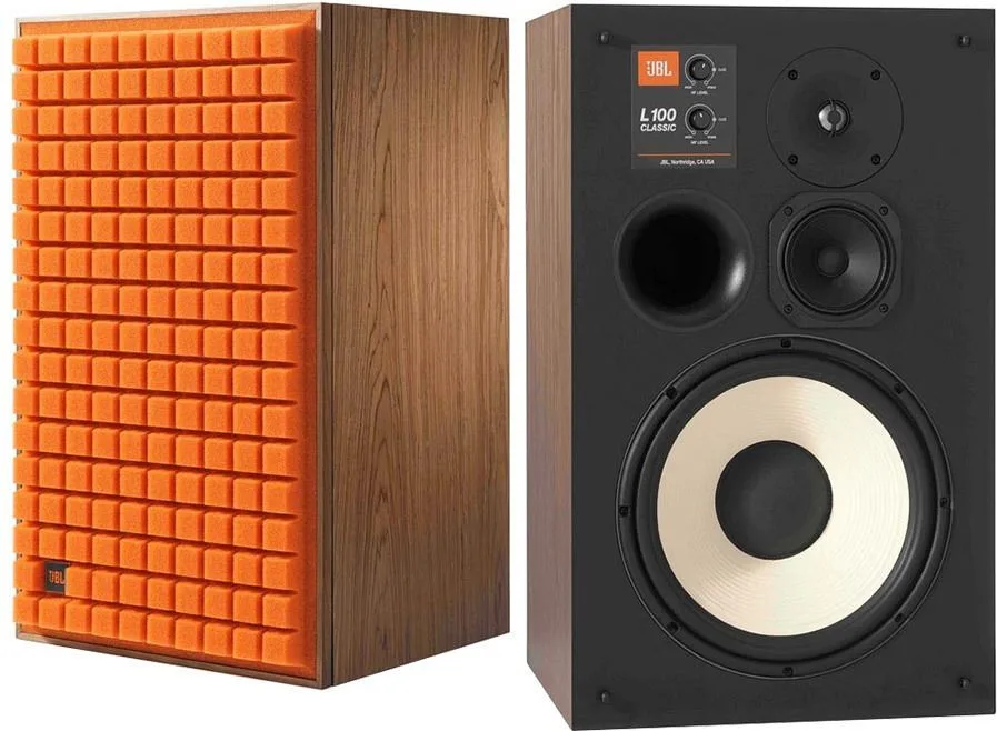 JBL L100MKII Orange (la paire) Enceintes colonne